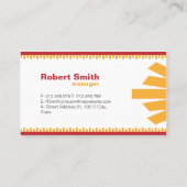 Mijn eigen vrienden visitekaartje (Achterkant)