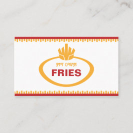 Mijn eigen vrienden visitekaartje