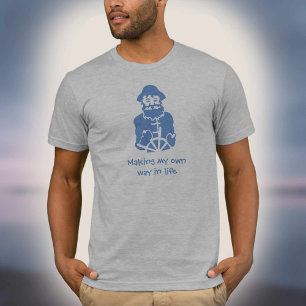 Mijn eigen weg in het leven banen t-shirt