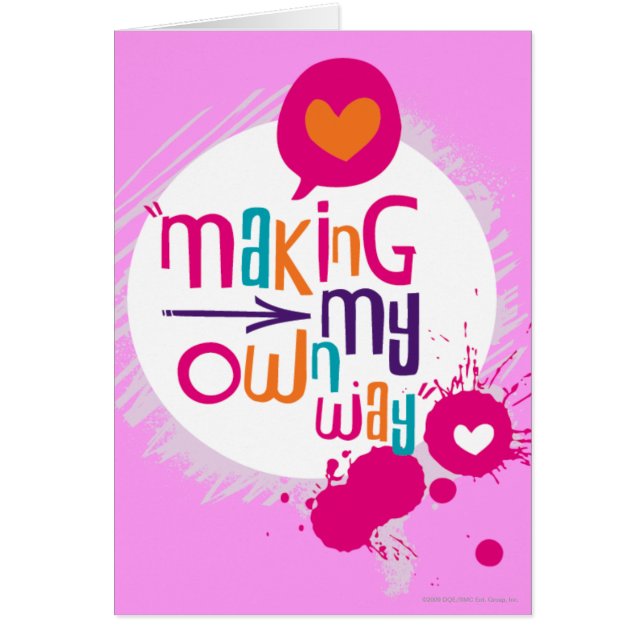 Mijn eigen weg maken (Voorkant)