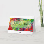 Mijn eigen Wenskaart Privé Beach Kaart (Achterkant)