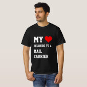 Mijn eigendom van een postbode T-shirt (Voorkant volledig)