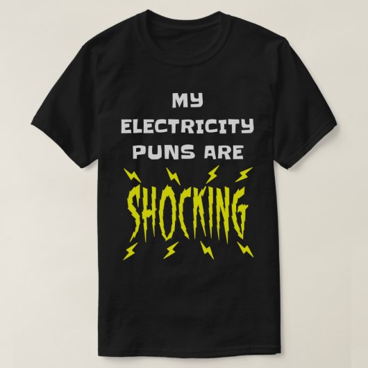 Mijn elektriciteitscentrales schokken de fysica El T-shirt (Design voorkant)