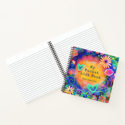 Mijn emmerlijst Boek  Bloemen Gepersonaliseerd (Binnen)