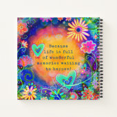 Mijn emmerlijst Boek  Bloemen Gepersonaliseerd (Achterkant)