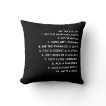 MIJN EMMERLIJST! Gepersonaliseerd Sierkussen