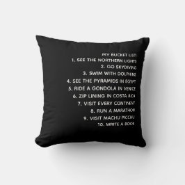 MIJN EMMERLIJST! Gepersonaliseerd Sierkussen