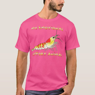 Mijn Emotional Support Animal Calceo-garnaal T-shirt