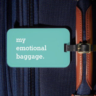 Mijn emotionele bagage grappig bagagelabel