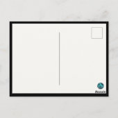 Mijn emotionele steun geven Bloemen  Dog Briefkaart (Achterkant)