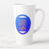 Mijn emotionele steun koffie latte mok (Rechts)