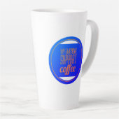 Mijn emotionele steunkoffie latte mok (Rechterhoek)