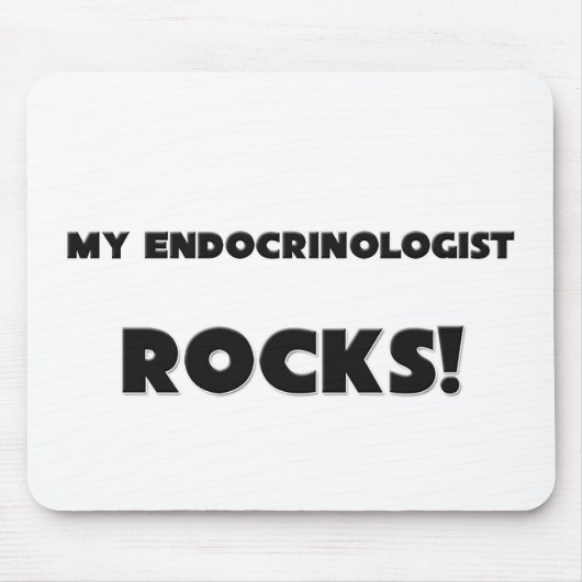 MIJN endocrinoloog ROCKS! Muismat (Voorkant)