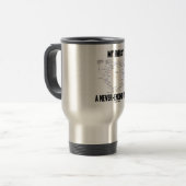 Mijn energie-A-cyclus zonder einde (krebs-cyclus) Reisbeker (Voorkant links)