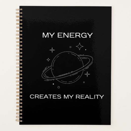Mijn energie Creëer mijn universum Planner (Voorkant)