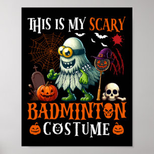 Mijn enge Dminton Kostuum Halloween Horror Apparat Poster