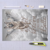 Mijn engel Duitse herder hond in de hemel gedenkte Tissuepapier (Craft)