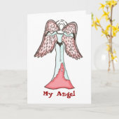 Mijn Engel Kaart (Gele Bloem)