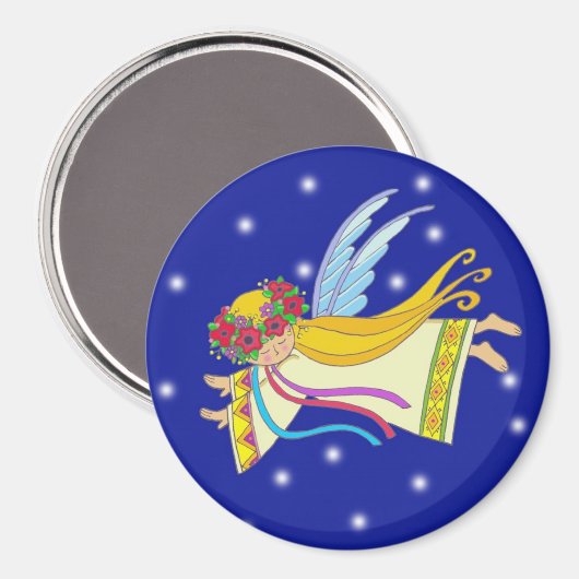 Mijn engel kijkt over je magneet (Voorkant / Achterkant)