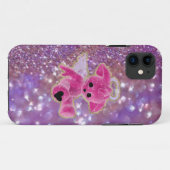 Mijn engel... Paarse Glitter iPhone 5 Hoesje (Achterkant (horizontaal))