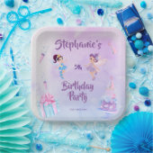 Mijn engel wordt vijf: Sprookjesachtige thema verj Papieren Bordje (Feest)