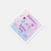 Mijn engel wordt vijf: Sprookjesachtige thema verj Servet (Hoek)