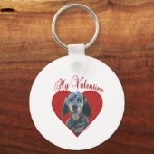 Mijn Engels Setter Valentijn Sleutelhanger (Achterkant)