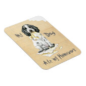 Mijn Engelse Cocker Ate Mijn thuiswerk Magnet Magneet (Rechterzijde)