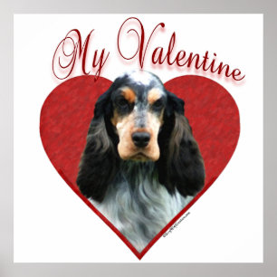 Mijn Engelse Cocker Spaniel Valentijn Poster
