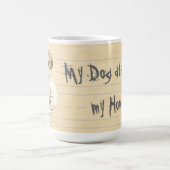 Mijn Engelse Setter Ate mijn thuiswerk Koffiemok (Center)