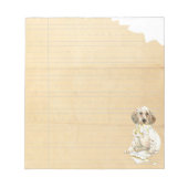 Mijn Engelse Setter Ate Mijn thuiswerk Notitieblok (Voorkant)