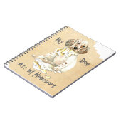Mijn Engelse Setter Ate Mijn thuiswerk Notitieboek (Linkerzijde)