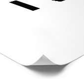 Mijn enige concurrent poster (Hoek)