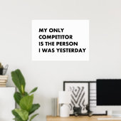 Mijn enige concurrent poster (Thuiskantoor)