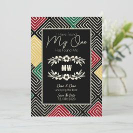 MIJN ENIGE heeft mij een stammenhuwelijk gevonden Save The Date