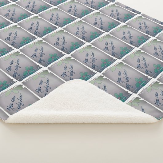 Mijn enige liefde fleece deken (3/4)