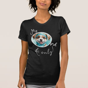 Mijn enige minimalistische fotoscript zwart t-shirt
