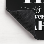 Mijn enige tijd is voor ieders veiligheid muismat (Hoek)