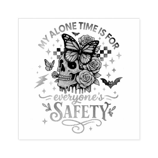 Mijn enige tijd... rubberstempel (Afrduk)