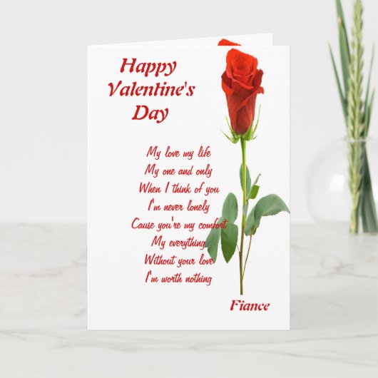 mijn enige verloofde feestdagen kaart (Voorkant)