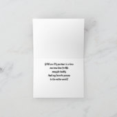 *MIJN ENIGE WARE LIEFDE OM ZOVEEL REDENEN* FEESTDAGEN KAART (Binnen)