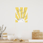 Mijn enige zonneschijn poster (Keuken)