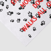 mijn entlebucher loopt op me af tissuepapier (Detail)