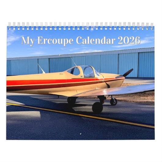 Mijn Ercoupe-kalender 2026 Kalender (Hoes)