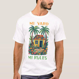 Mijn erf mijn regels Jamaica tiny house T-shirt