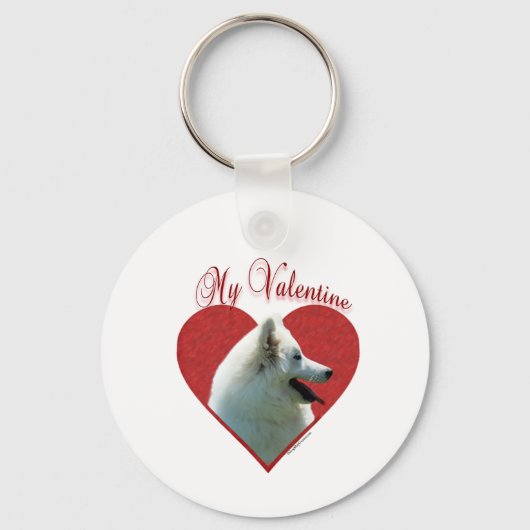 Mijn Eskie Valentijn Sleutelhanger (Voorkant)