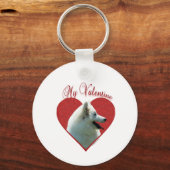 Mijn Eskie Valentijn Sleutelhanger (Voorkant)