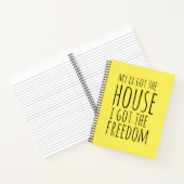 Mijn ex heeft het huis notitieboek (Binnen)