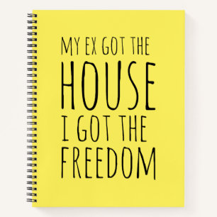 Mijn ex heeft het huis notitieboek