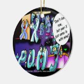 Mijn Ex & Jouw Ex Grappig Keramisch Ornament (Links)